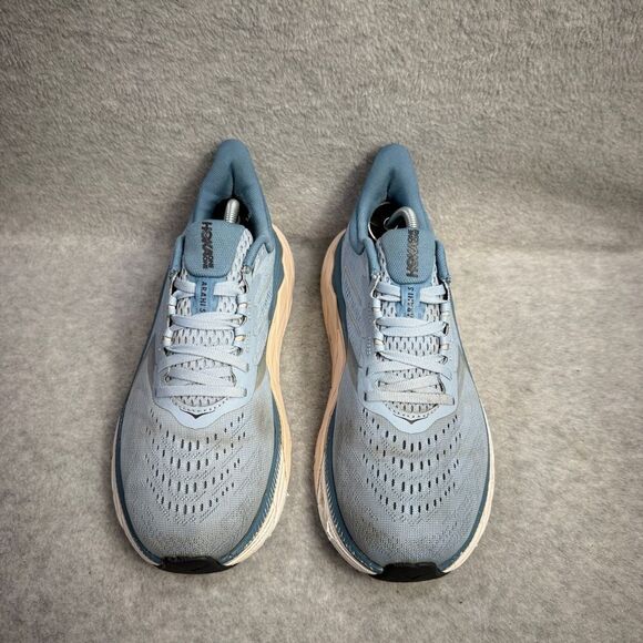 Hoka One One Womens Shoes Size 8.5 D Arahi 5 Blue White Wide Fit Running Sneaker - Picture 3 of 10